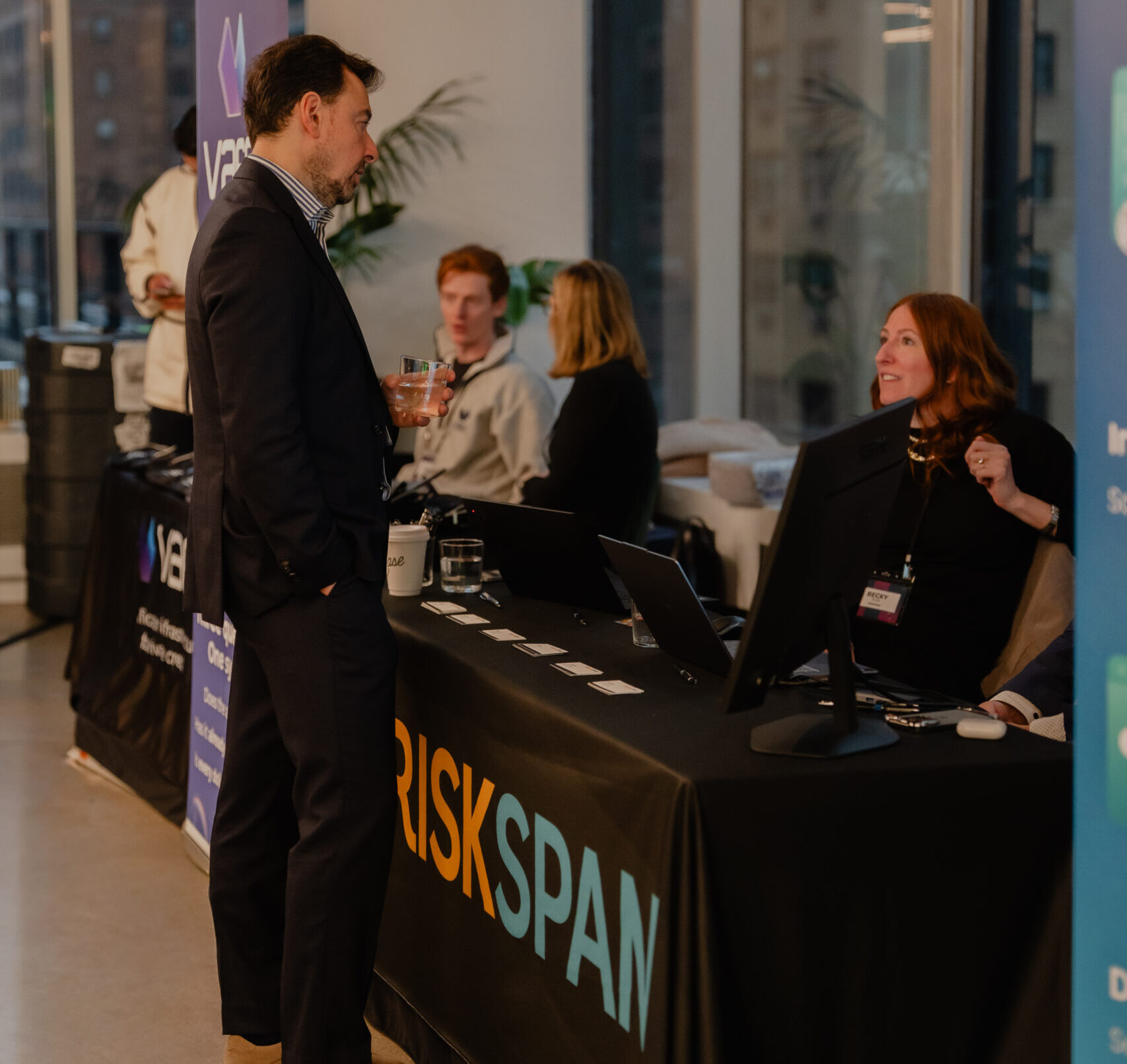 RiskSpan team at conference