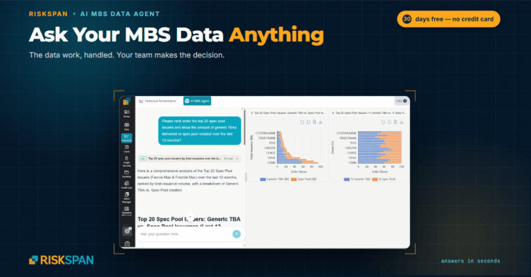 How Mortgage Teams Are Using RiskSpan’s AI Agent to Answer MBS Data Questions in Seconds